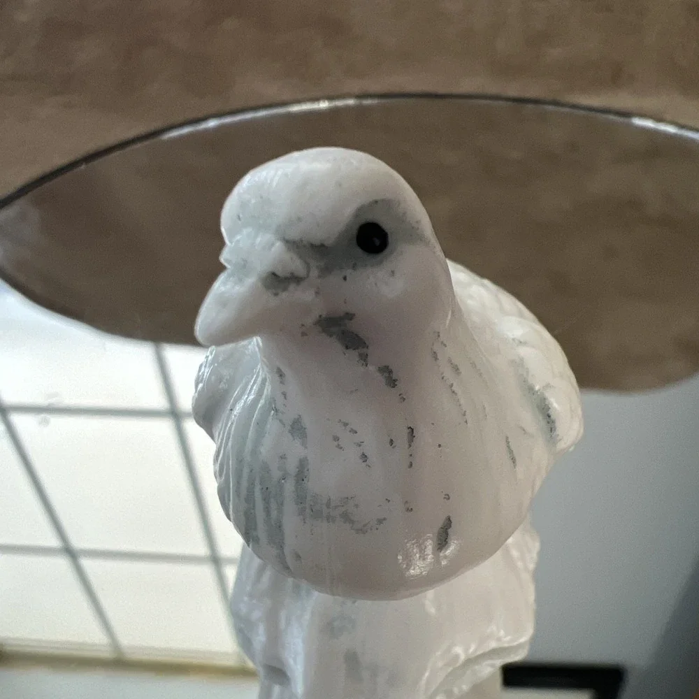 Miniature Porcelain Dove Figurine 2.25